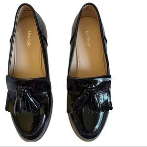 LIMELIGHT BLACK KILTIE LOAFERS SHOES